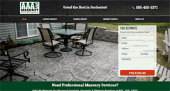 Desktop Screenshot of aaamasonry.com